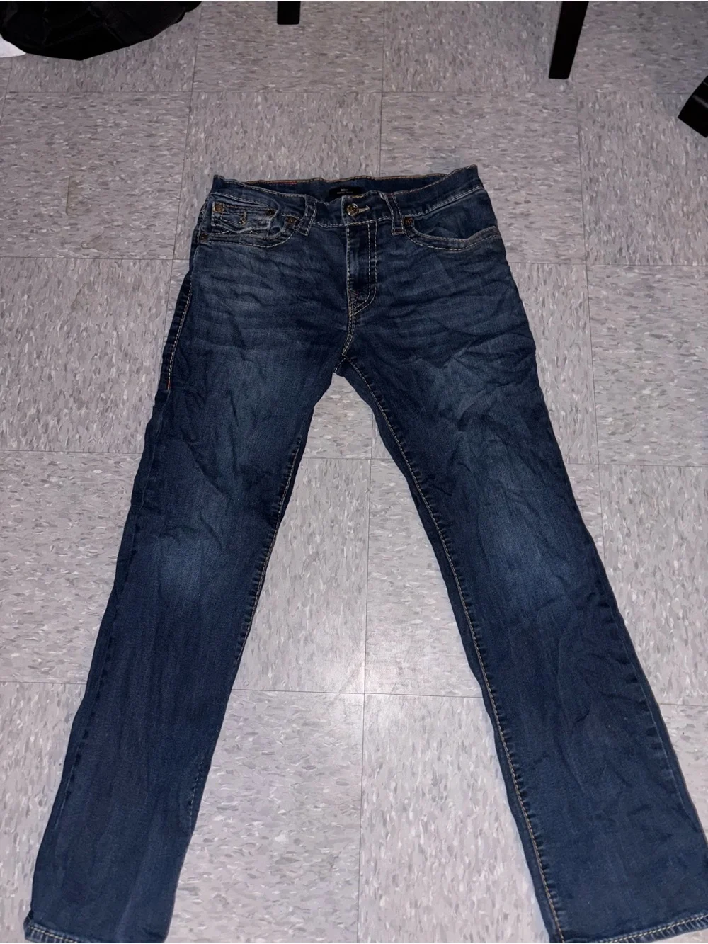 True Religion Dark Blue Bootcut Jeans